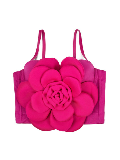 Top gala flor disponible en varios colores