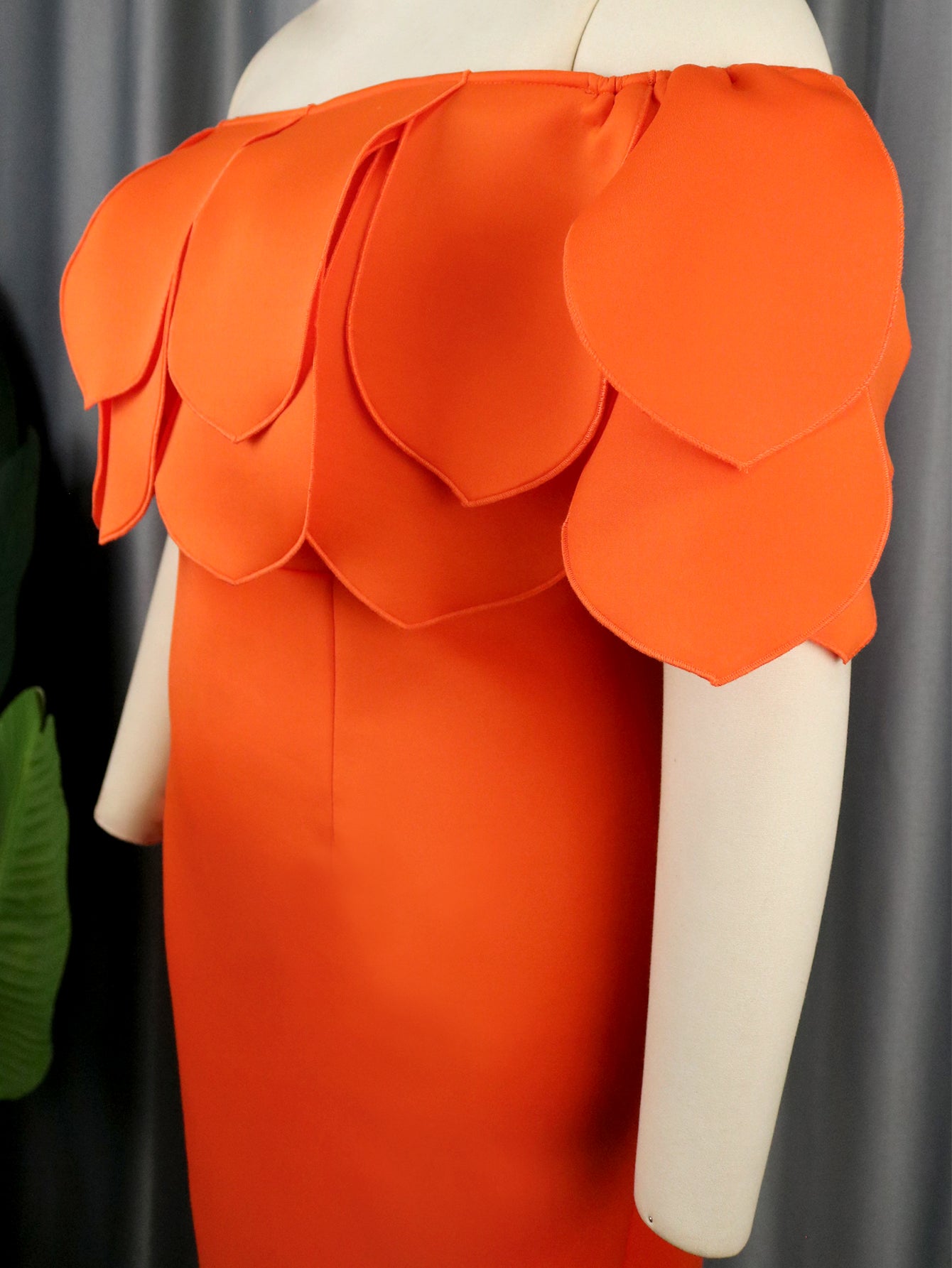 Vestido elegante naranja