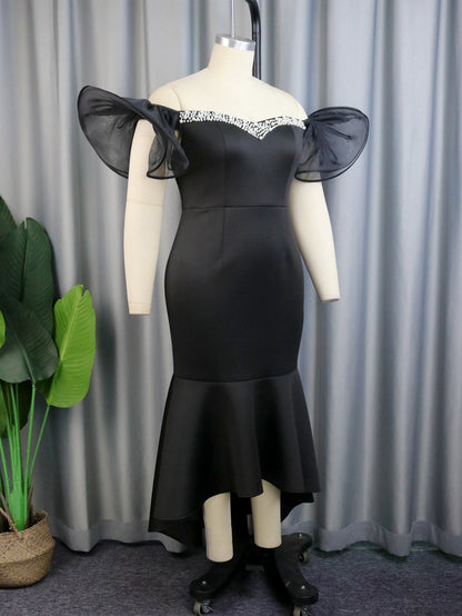 Vestido negro largo