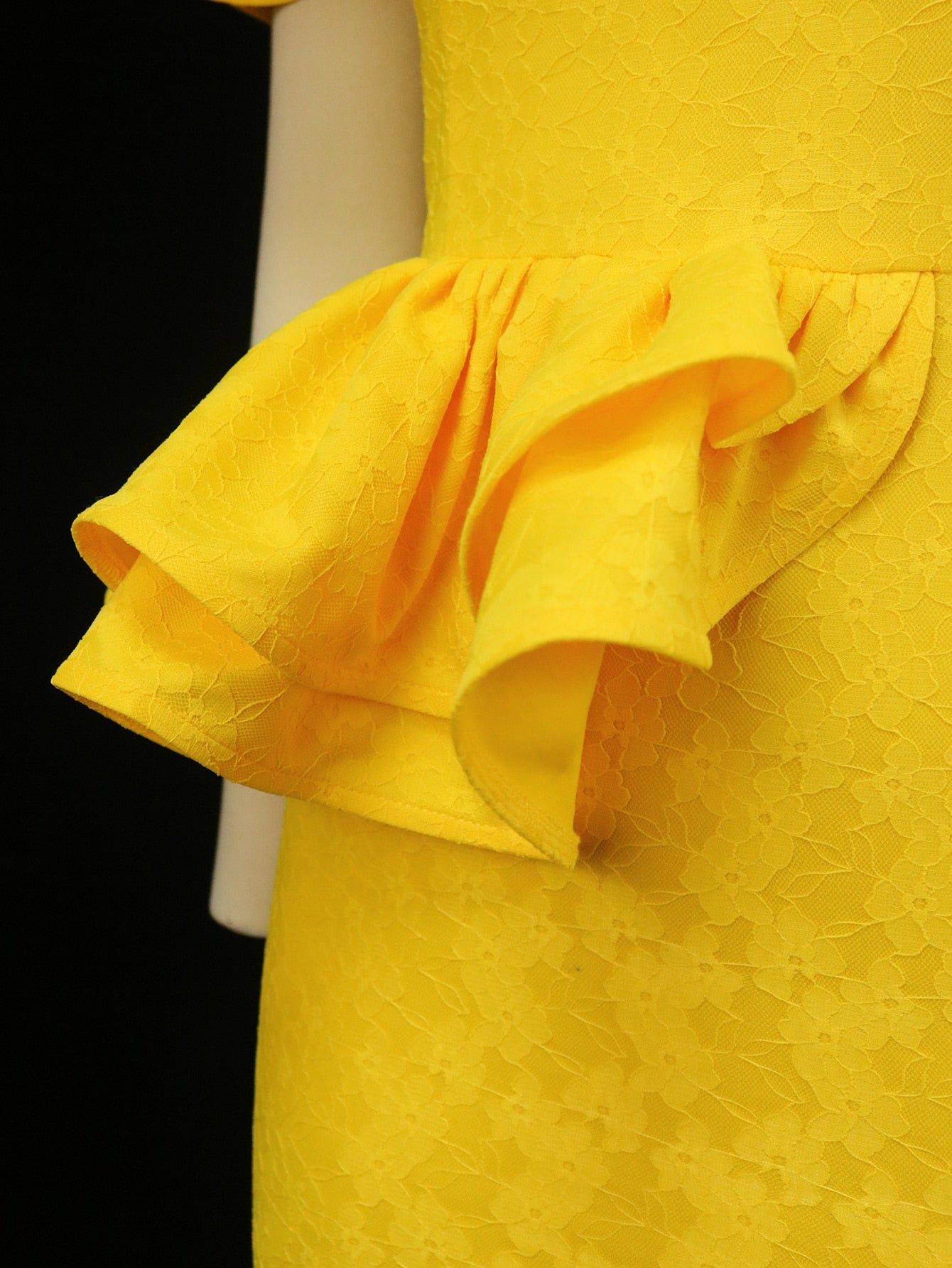 Vestido color amarillo