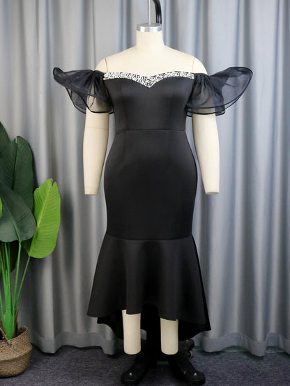 Vestido negro largo