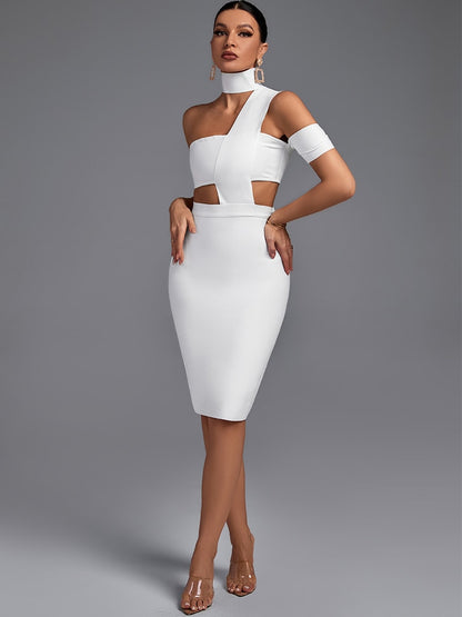 Vestido color blanco bandage