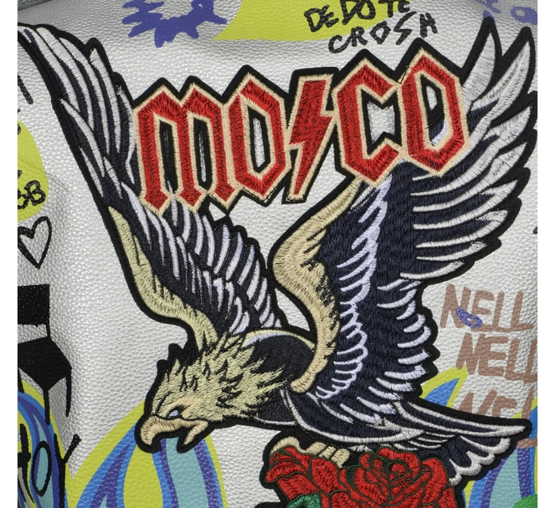 Cazadora corta gris águila