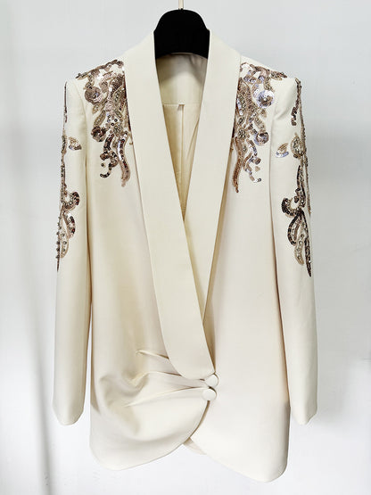 Blazer detalles en lentejuelas colección ocsy